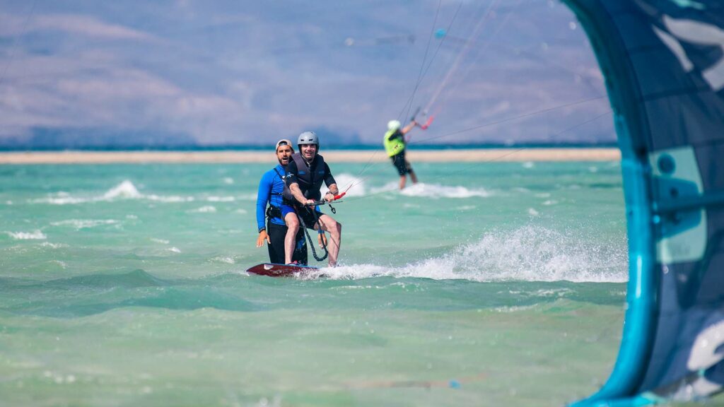 kitesurf cours en jetski