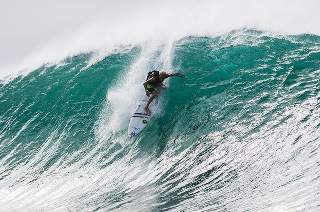 Keala Kennelly big wave riding